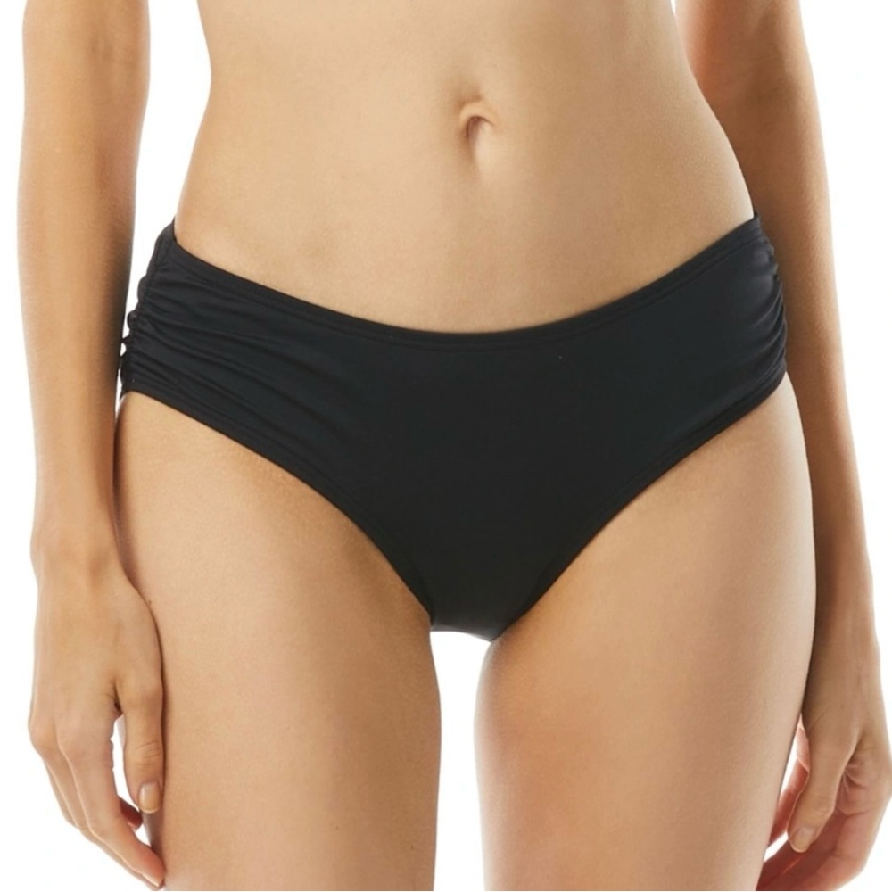 Michael‎ Kors Bikini Bottoms Shirred Sides NWT Size Large